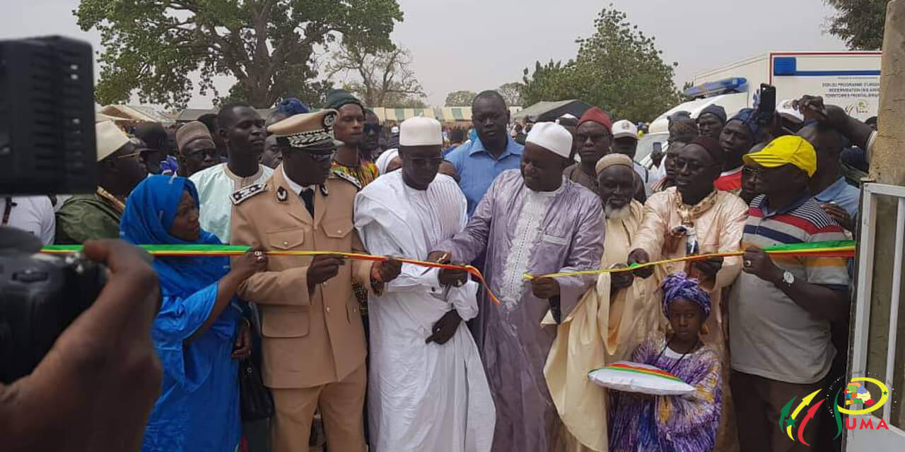 Inauguration du  poste de santé de Sinthiou Amadou Mariam à Podor