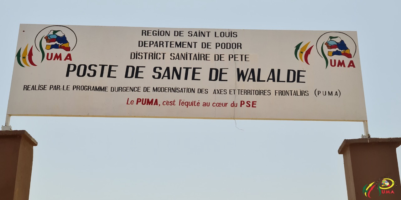 Inauguration  poste de Santé moderne de Walalde (Podor)