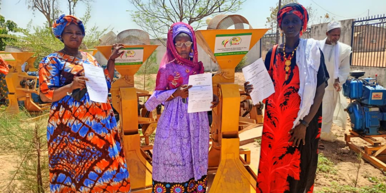 REMISE DE MOULINS AUX POPULATIONS DE MEDINA YORO FOULAH,KOLDA