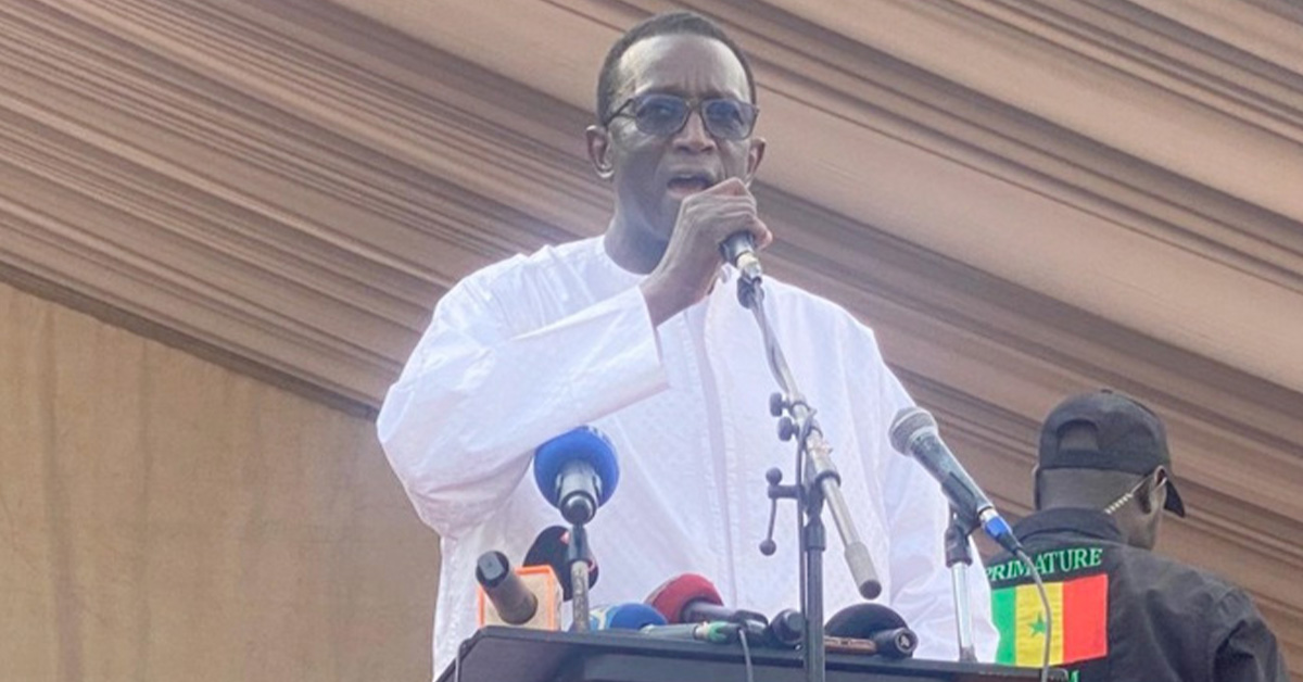Le Premier Ministre Amadou Bâ inaugure la route de Wack Ngouna et le Cem Ndiayenne Poste