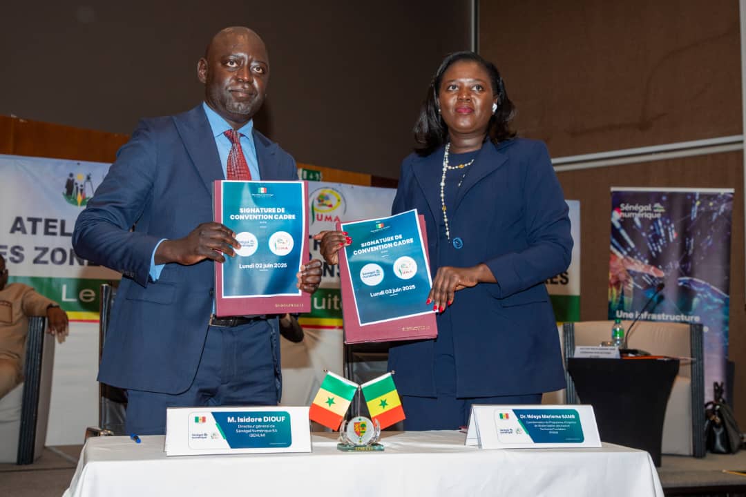 Le PUMA et Sénégal Numérique SA unissent leurs efforts pour renforcer la connectivité numérique dans les zones frontalières du Sénégal.