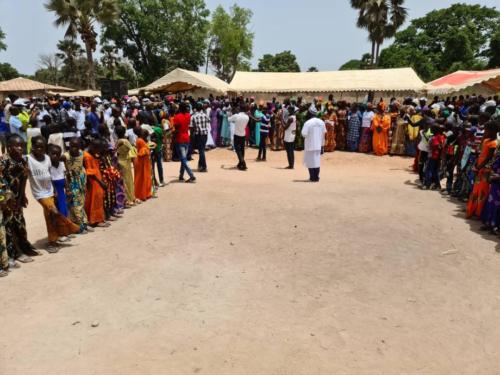 case des tout-petits Ghoniam, dans la commune de Suelle (Bignona) realisation puma programme 